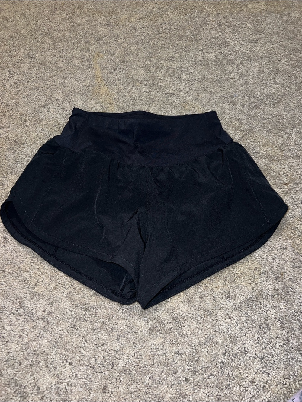 Amazon Women's Black High-Rise Athletic Shorts